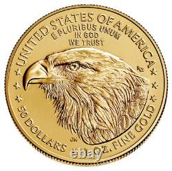 2023 $50 Gold American Eagle 1 oz BU Brilliant Uncirculated Coin PRESALE