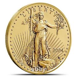2024 1/2 oz American Gold Eagle Coin (BU)