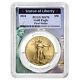 2024 $50 American Gold Eagle 1 Oz Pcgs Ms70 Fs Statue Of Liberty Frame