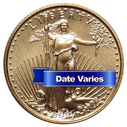 $5 American Gold Eagle 1/10 oz Random Year Brilliant Uncirculated