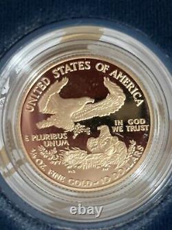 American Eagle 2004 West Point Mint One-quarter Ounce Gold Proof $10 Coin 1/4 Oz