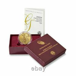 American Eagle 2020 One Ounce Gold Uncirculated Coin 20EH IN HAND