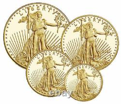 American Eagle 2021 Gold Proof Four-Coin Set 21EF IN HAND READY TO SHIP