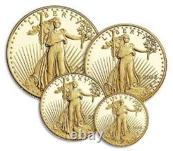 American Eagle 2022 Gold Proof Four-Coin Set In Stock 22EF