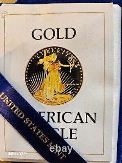 American Eagle one ounce proof gold bullion coin