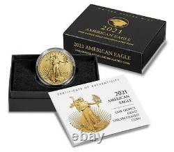 BRAND NEW American Eagle 2021 One Ounce Gold Uncirculated Coin IN HAND