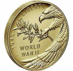 End of World War II 75th Anniversary 24-Karat Gold Eagle Coin CONFIRMED