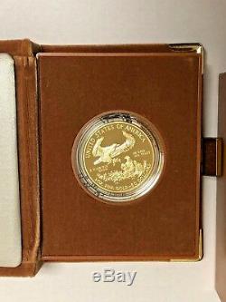 Gold 1oz American Eagle $50 Random Date Proof Gold American Eagle Box & Cert