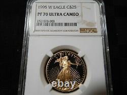Gold American Eagle 1995 W NGC PF70 Set