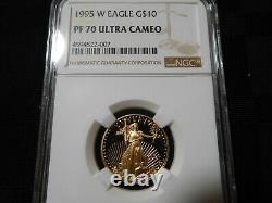 Gold American Eagle 1995 W NGC PF70 Set
