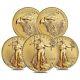 Lot Of 5 2023 1 Oz Gold American Eagle $50 Coin Bu
