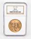 Ms63 1915 $20 American Gold Eagle Graded Ngc 0476