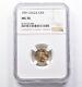 Ms70 1991 $5 American Gold Eagle 1/10 Oz Gold Ngc 3854
