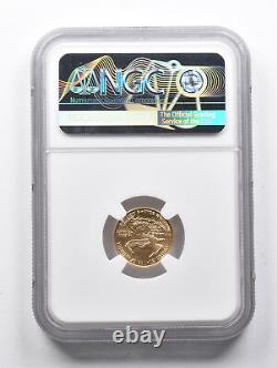 MS70 1993 $5 American Gold Eagle 1/10 Oz Gold NGC 1470