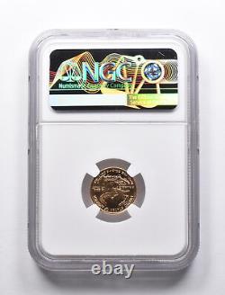 MS70 2001 $5 American Gold Eagle 1/10 Oz Gold NGC 9482