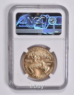 Mint Error MS68 1988 $50 American Gold Eagle 1 Oz Gold OBV Struck Thru NGC 3559