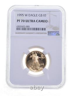 PF70 UCAM 1995-W $10 American Gold Eagle Graded NGC 5806