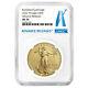 Presale 2022-w Burnished $50 American Gold Eagle 1 Oz Ngc Ms70 Advance Release