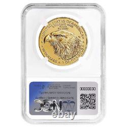 Presale 2024 $50 American Gold Eagle 1 oz NGC MS70 FDI Trump Label