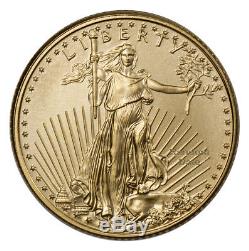 RANDOM DATE 1/10 oz Fine Gold American Eagle $5 Coin SKU26123