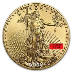 Random Year 1/4 oz Gold American Eagle $10 Coin Brilliant Uncirculated