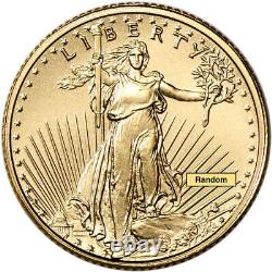 Random year 1/10 oz. $5.00 solid gold American Eagle #3