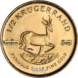South Africa Gold Krugerrand 1/2 oz BU Random Date