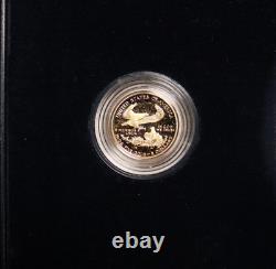 U. S. Mint 2000 Proof Gold Eagle 1/10th in Box with COA