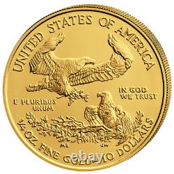USA 10 $ American Eagle 2021 Gold Anlagemünze 1/4 Oz Gold ST