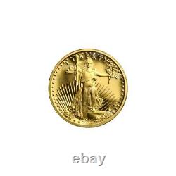 1/10 Oz Année Aléatoire American Eagle Proof Gold Coin