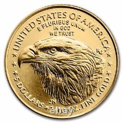 1/10 oz American Gold Eagle Coin BU (Année aléatoire)
