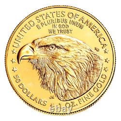 1 Oz 2022 American Eagle Gold Coin États-unis Monnaie