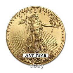 1 Oz American Eagle 50 $ Gold Coin Random Année Us Mint Gold American Eagle 1 Oz