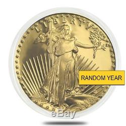 1 Oz D'or American Eagle 50 $ Proof Coin À Cap (random Année)