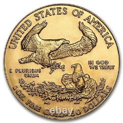 1986 American Gold Eagle $50 Pièce GEM BU 1 Once Première Année de Publication Rouleau Frais