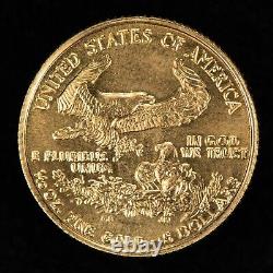 1986 G$5 1/10 Oz Gold American Eagle Coin Basse Mintage Sku-g1140