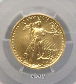 1986 Gold American Eagle 10 $ Pièce Pcgs Ms 69