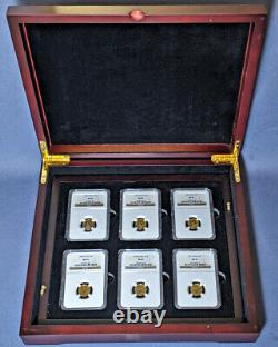 1986 à 1991 Ensemble de pièces de monnaie américaines en or de l'Aigle $5 NGC MS69 avec chiffre romain 6 en stock