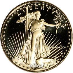 1986-w Preuve Américaine Gold Eagle (1 Oz) 50 $ Ogp