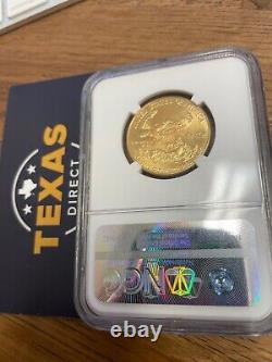 1987 1/2 Oz 25 $ Gold American Eagle Ngc Ms 69