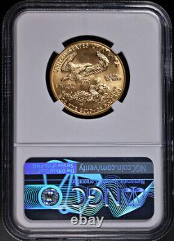 1987 Aigle d'or américain 25 $ NGC MS70 Date rare