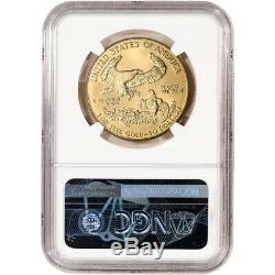 1987 Américaine Gold Eagle 1 Oz 50 $ Ngc Ms69