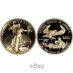 1987 Us Américaine Gold Eagle Proof Set Two-coin