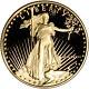 1987-p American Gold Eagle Proof 1/2 Oz 25 $ Pièce En Capsule