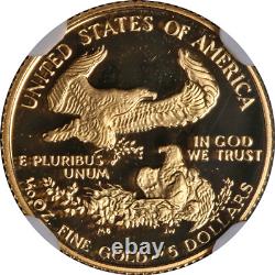 1988 Gold American Eagle 4 Pièces De Preuve Ngc Pf70 Ultra Cameo Brown Label Stock