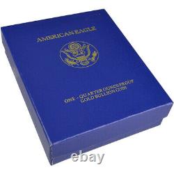 1988-p American Gold Eagle Proof (1/4 Oz) 10 $ En Ogp