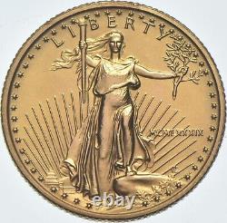 1989 $10 American Gold Eagle 1/4 Oz. 999 Or Fin 9567