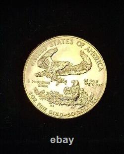 1990 50 $ American Gold Double Eagle 1 ONCE DATE DURE CHIFFRES ROMAINS