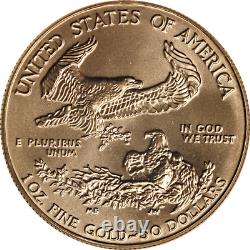 1991 Aigle D'or Américain 50 $ Ngc Ms69