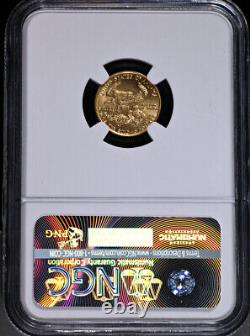 1991 Aigle américain en or 5 $ NGC MS69 Étiquette brune STOCK